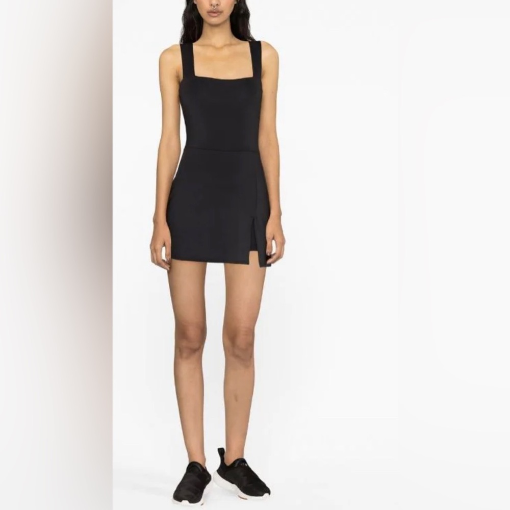 Darïa Sexy Tank Sleeveless Cutaway Slit Mini Dress, Movement Stretch